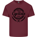 Angry Cyclist Cyclist Funny Bicycle Bike Mens Cotton T-Shirt Tee Top Maroon