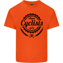 Angry Cyclist Cyclist Funny Bicycle Bike Mens Cotton T-Shirt Tee Top Orange