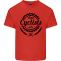 Angry Cyclist Cyclist Funny Bicycle Bike Mens Cotton T-Shirt Tee Top Red