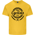 Angry Cyclist Cyclist Funny Bicycle Bike Mens Cotton T-Shirt Tee Top Yellow