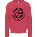 Angry Cyclist Cyclist Funny Bicycle Bike Mens Sweatshirt Jumper Heliconia