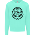 Angry Cyclist Cyclist Funny Bicycle Bike Mens Sweatshirt Jumper Peppermint