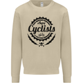 Angry Cyclist Cyclist Funny Bicycle Bike Mens Sweatshirt Jumper Sand