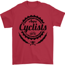 Angry Cyclist Cyclist Funny Bicycle Bike Mens T-Shirt Cotton Gildan Red