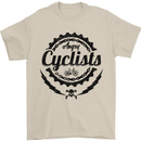Angry Cyclist Cyclist Funny Bicycle Bike Mens T-Shirt Cotton Gildan Sand