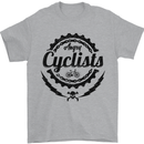 Angry Cyclist Cyclist Funny Bicycle Bike Mens T-Shirt Cotton Gildan Sports Grey