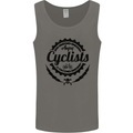 Angry Cyclist Cyclist Funny Bicycle Bike Mens Vest Tank Top Charcoal