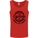 Angry Cyclist Cyclist Funny Bicycle Bike Mens Vest Tank Top Red