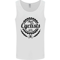 Angry Cyclist Cyclist Funny Bicycle Bike Mens Vest Tank Top White