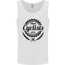 Angry Cyclist Cyclist Funny Bicycle Bike Mens Vest Tank Top White