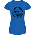 Angry Cyclist Cyclist Funny Bicycle Bike Womens Petite Cut T-Shirt Royal Blue