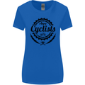 Angry Cyclist Cyclist Funny Bicycle Bike Womens Wider Cut T-Shirt Royal Blue