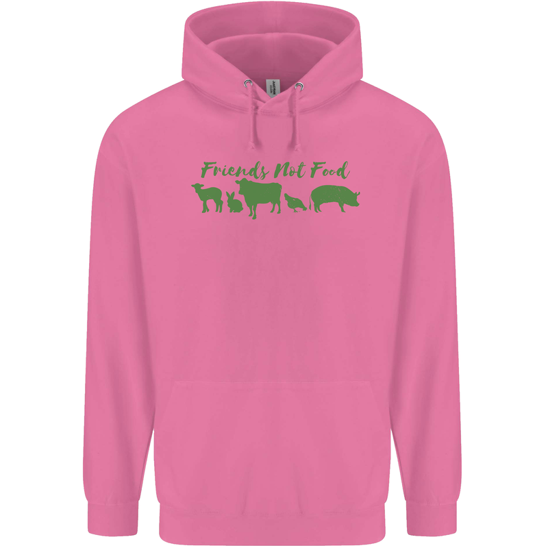 Animals Are Friends Not Food Vegan Childrens Kids Hoodie Azalea
