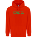 Animals Are Friends Not Food Vegan Childrens Kids Hoodie Bright Red