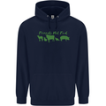 Animals Are Friends Not Food Vegan Childrens Kids Hoodie Navy Blue