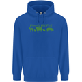 Animals Are Friends Not Food Vegan Childrens Kids Hoodie Royal Blue