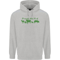 Animals Are Friends Not Food Vegan Childrens Kids Hoodie Sports Grey