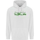 Animals Are Friends Not Food Vegan Childrens Kids Hoodie White