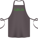 Animals Are Friends Not Food Vegan Cotton Apron 100% Organic Dark Grey