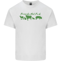 Animals Are Friends Not Food Vegan Kids T-Shirt Childrens White