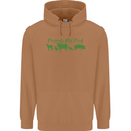 Animals Are Friends Not Food Vegan Mens 80% Cotton Hoodie Caramel Latte