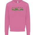 Animals Are Friends Not Food Vegan Mens Sweatshirt Jumper Azalea