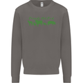 Animals Are Friends Not Food Vegan Mens Sweatshirt Jumper Charcoal