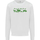 Animals Are Friends Not Food Vegan Mens Sweatshirt Jumper White