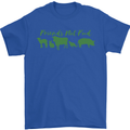 Animals Are Friends Not Food Vegan Mens T-Shirt 100% Cotton Royal Blue