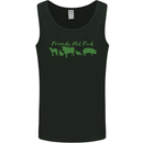 Animals Are Friends Not Food Vegan Mens Vest Tank Top Black