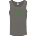 Animals Are Friends Not Food Vegan Mens Vest Tank Top Charcoal