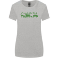 Animals Are Friends Not Food Vegan Womens Wider Cut T-Shirt Sports Grey