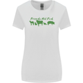 Animals Are Friends Not Food Vegan Womens Wider Cut T-Shirt White