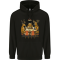 Animals Funny Wildlife Poker Game Cards Childrens Kids Hoodie Black