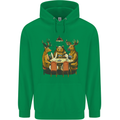 Animals Funny Wildlife Poker Game Cards Childrens Kids Hoodie Irish Green