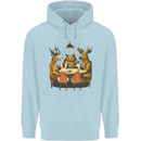 Animals Funny Wildlife Poker Game Cards Childrens Kids Hoodie Light Blue