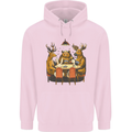 Animals Funny Wildlife Poker Game Cards Childrens Kids Hoodie Light Pink
