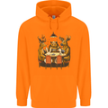 Animals Funny Wildlife Poker Game Cards Childrens Kids Hoodie Orange