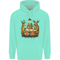 Animals Funny Wildlife Poker Game Cards Childrens Kids Hoodie Peppermint