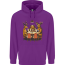 Animals Funny Wildlife Poker Game Cards Childrens Kids Hoodie Purple