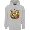 Animals Funny Wildlife Poker Game Cards Childrens Kids Hoodie Sports Grey