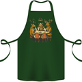 Animals Funny Wildlife Poker Game Cards Cotton Apron 100% Organic Forest Green