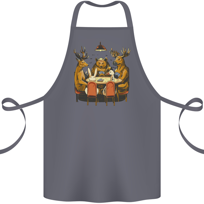 Animals Funny Wildlife Poker Game Cards Cotton Apron 100% Organic Steel