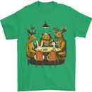 Animals Funny Wildlife Poker Game Cards Mens T-Shirt Cotton Gildan Irish Green