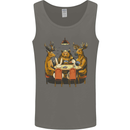 Animals Funny Wildlife Poker Game Cards Mens Vest Tank Top Charcoal