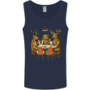 Animals Funny Wildlife Poker Game Cards Mens Vest Tank Top Navy Blue