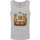 Animals Funny Wildlife Poker Game Cards Mens Vest Tank Top Sports Grey