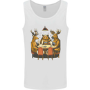 Animals Funny Wildlife Poker Game Cards Mens Vest Tank Top White