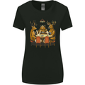 Animals Funny Wildlife Poker Game Cards Womens Wider Cut T-Shirt Black