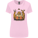 Animals Funny Wildlife Poker Game Cards Womens Wider Cut T-Shirt Light Pink
